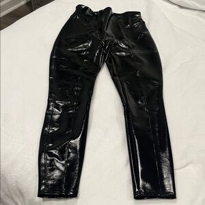 SPANX Glossy Black Leggings